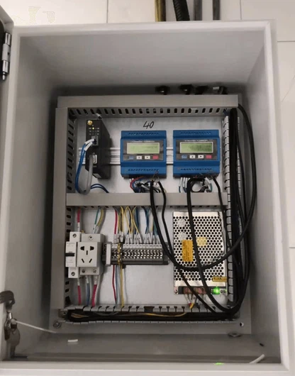 TUF2000M flow meter on-site installation TUF2000M flow meter on-site installation